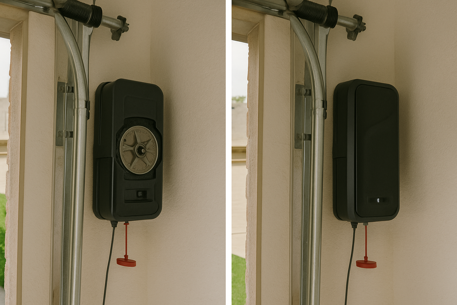 Old vs. New Garage Opener