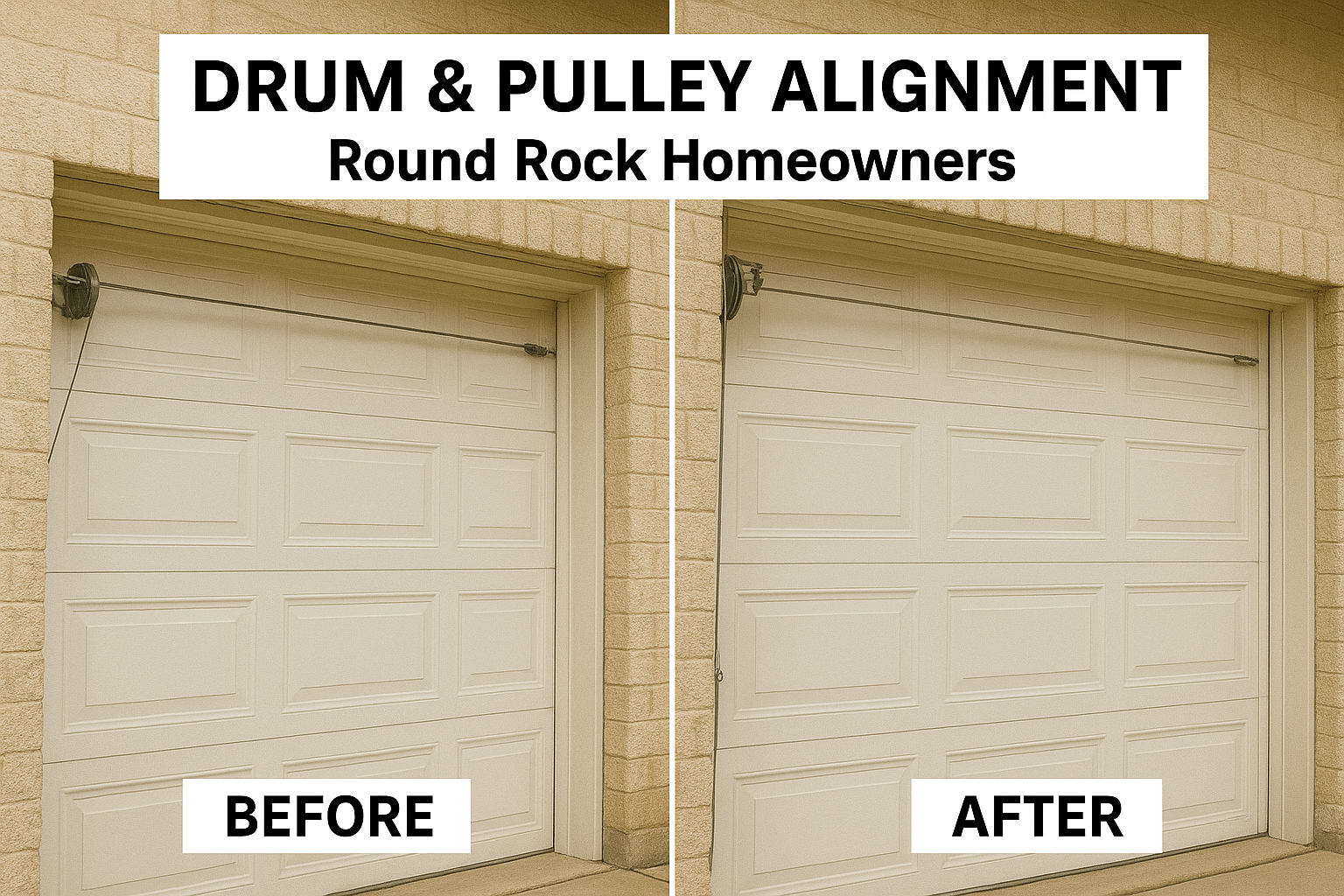 Drum & Pulley Alignment Repair