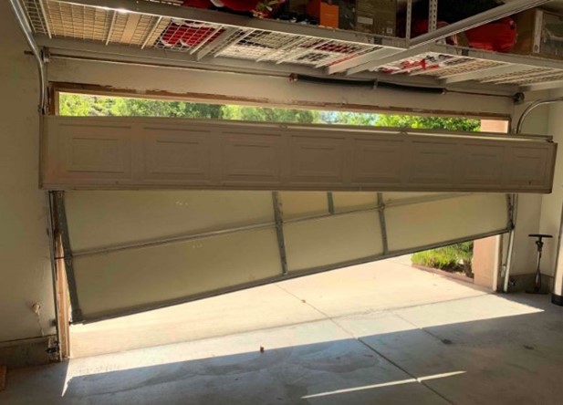 Garage Door Breaks Down