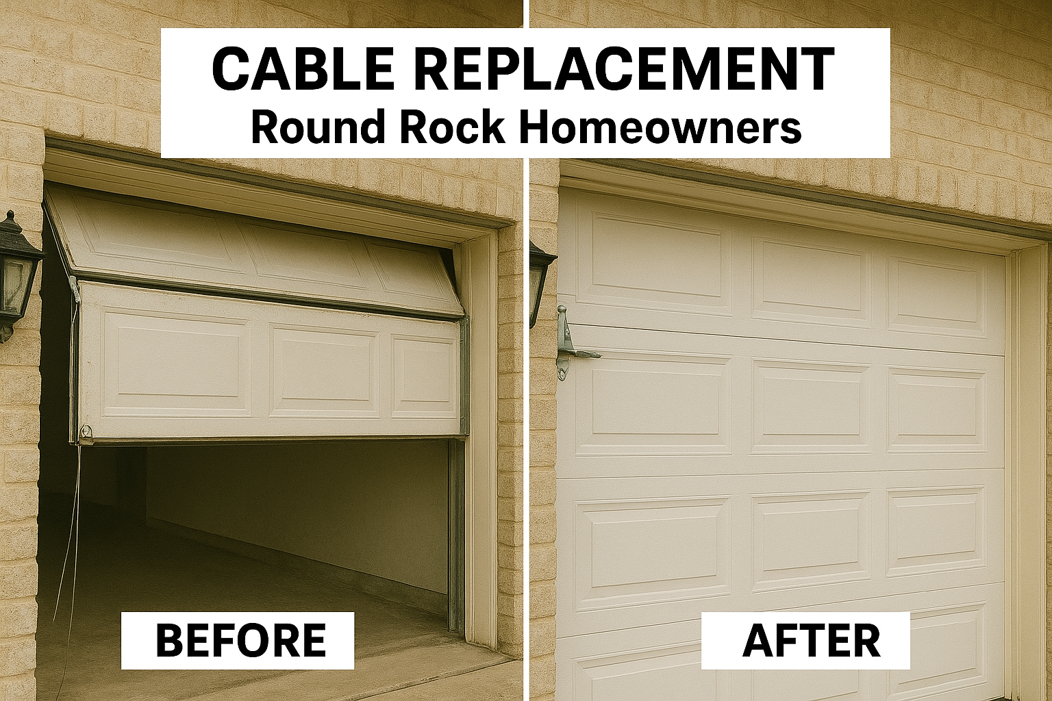 REEMPLAZO DE CABLE DE GARAGE